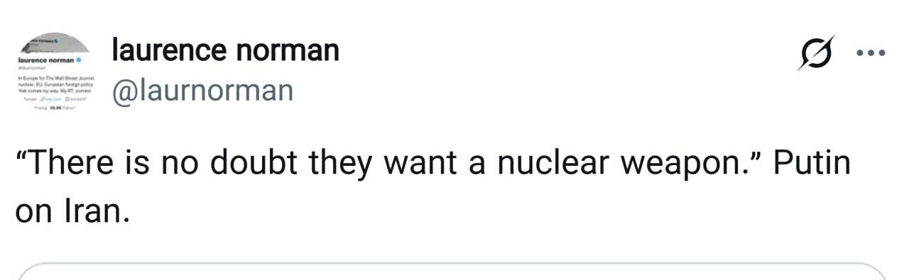 پوتین, مورد, ایران, شکی, نیست